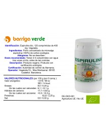 Espirulina bio comprimidos